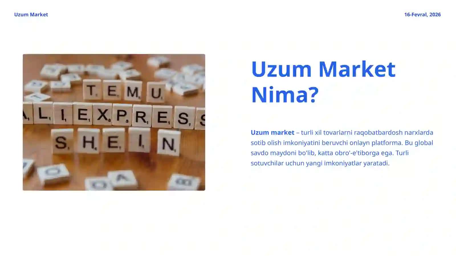 Uzum Market 2