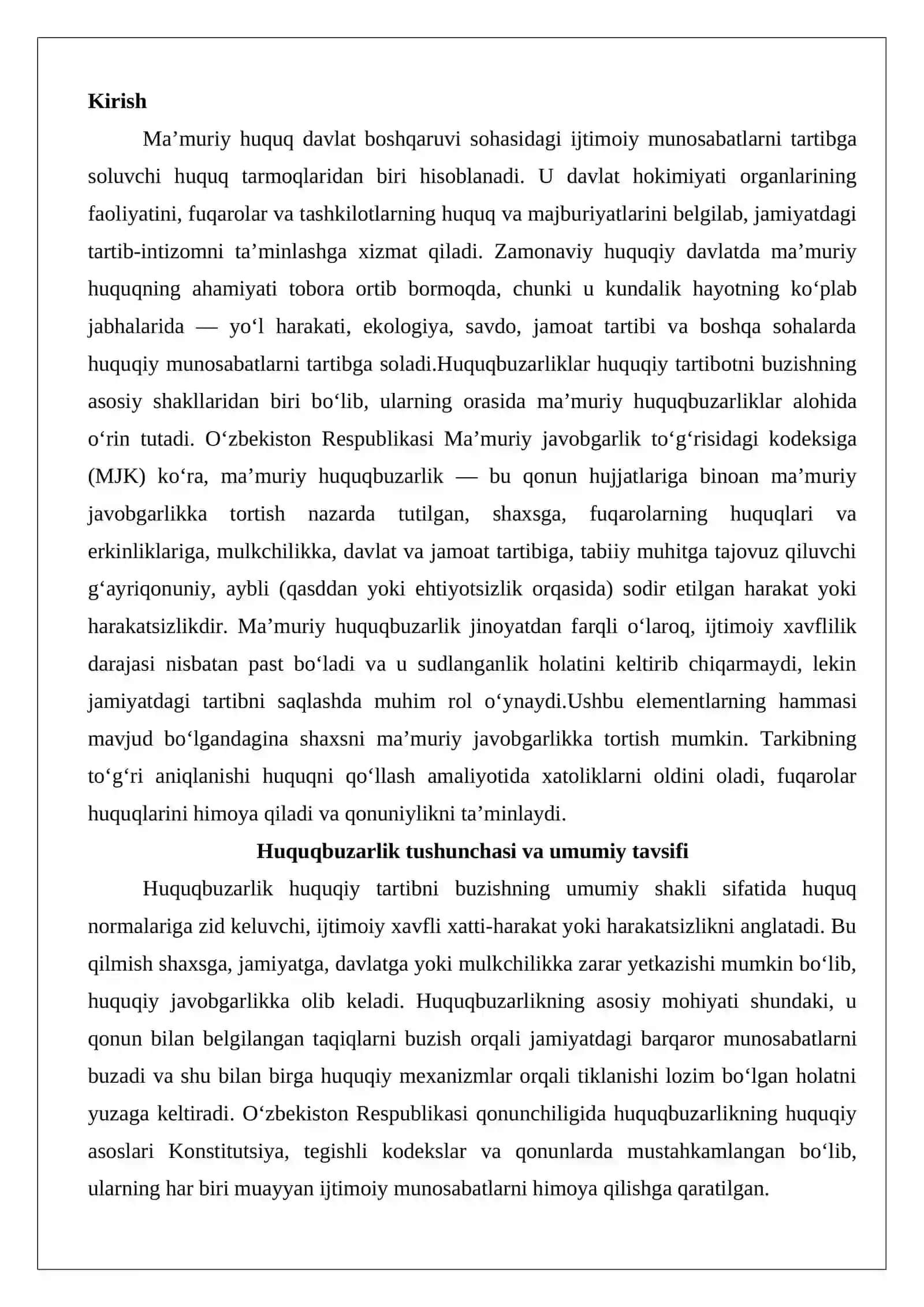 Huquqbuzarlik tarkibi 2