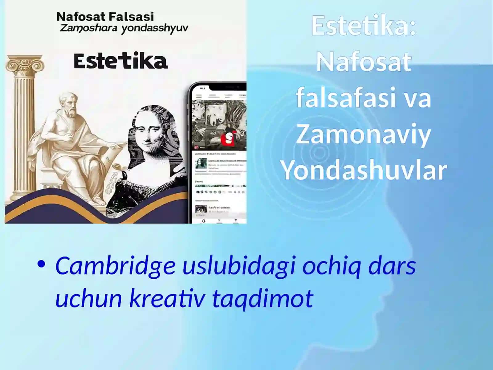 Estetika:Nafosatfalsafasi va Zamonaviy Yondashuvlar 2