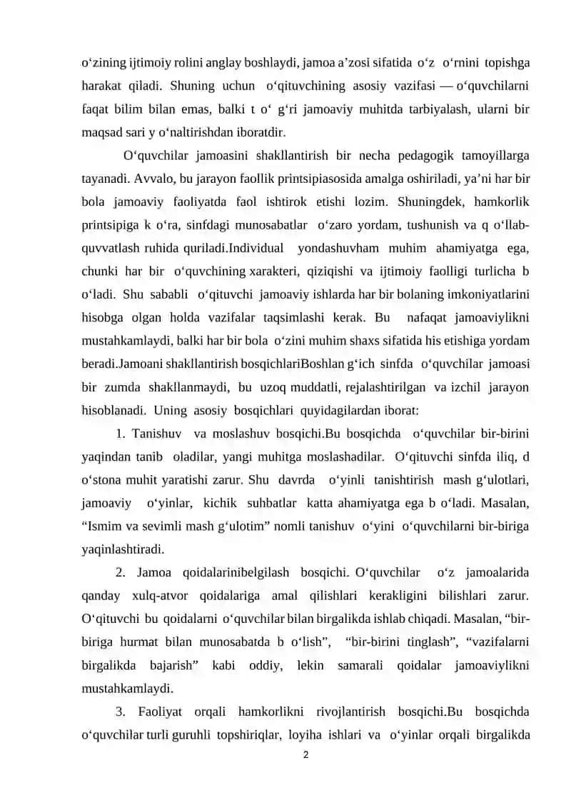 O`zbek tili leksikasining qo`llanish darajasi 2