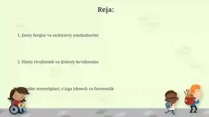 O'g'il -qiz tarbiyasi 2