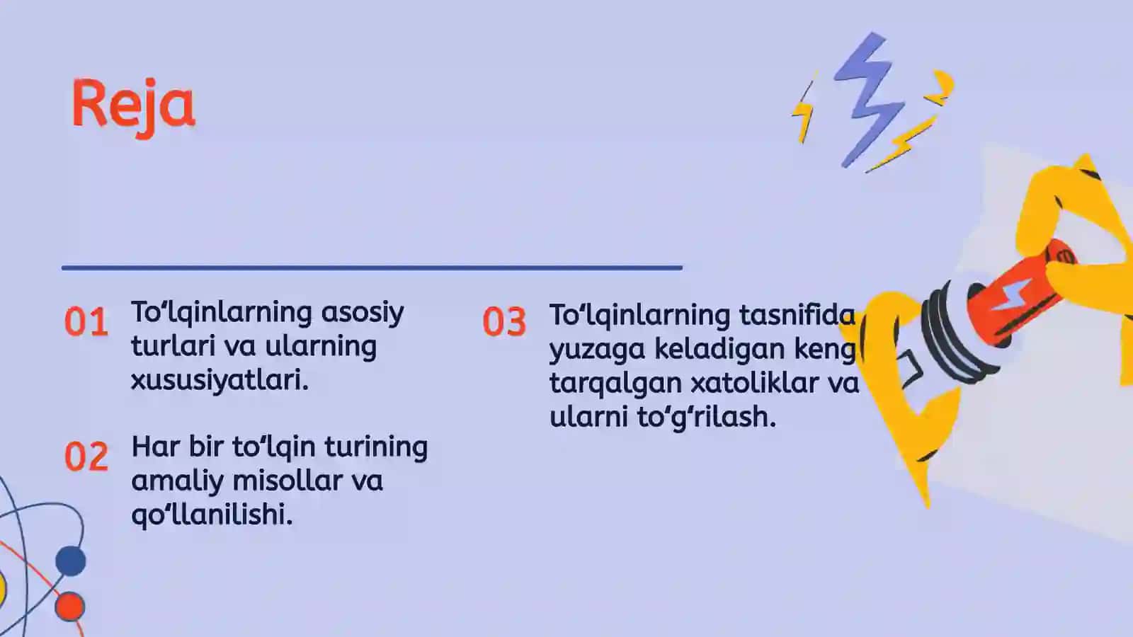Mexanik toʻlqinlarning tasnifi 2