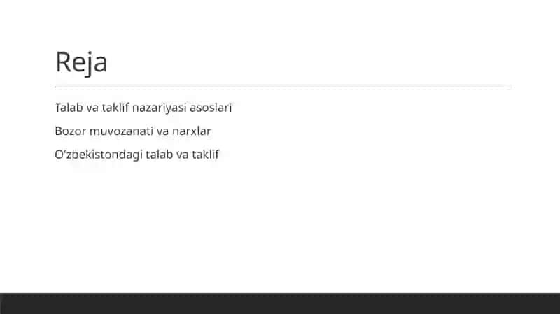 Talab va Taklif Nazariyasi 2