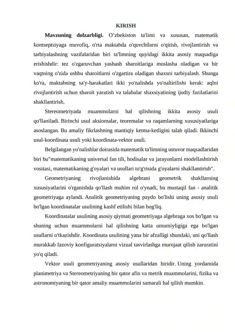 SONLAR O'QI KOORDINATA BURCHAGI BO'YICHA MASALALAR TANLASH VA TAYYORLASH 2