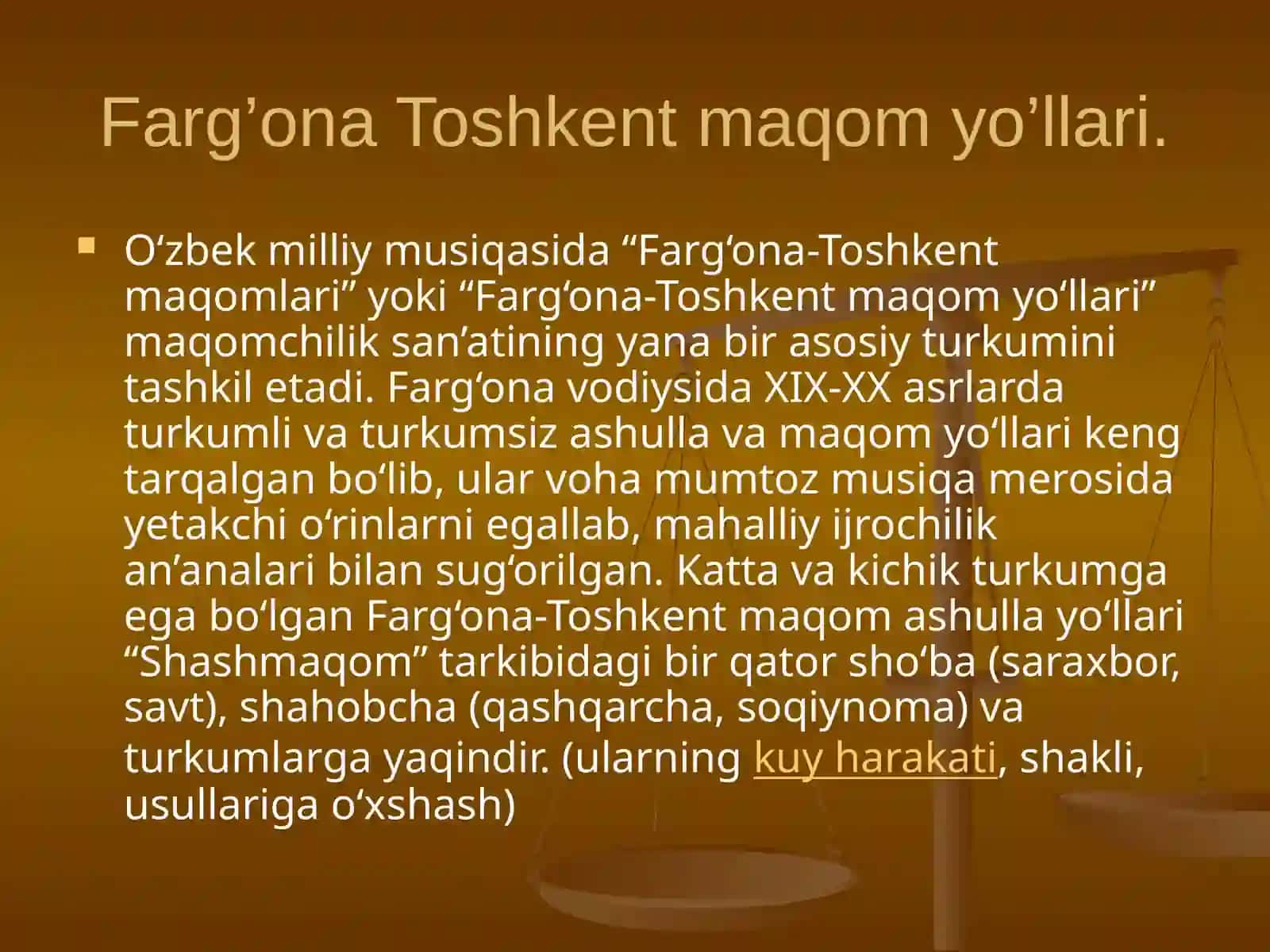 FARG’ONA TOSHKENT MAQOM YO’LLARI 2