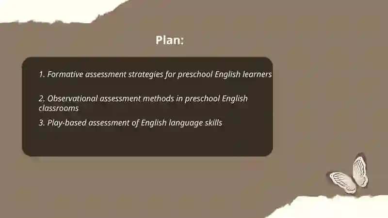 Assessment english in preschool education 2