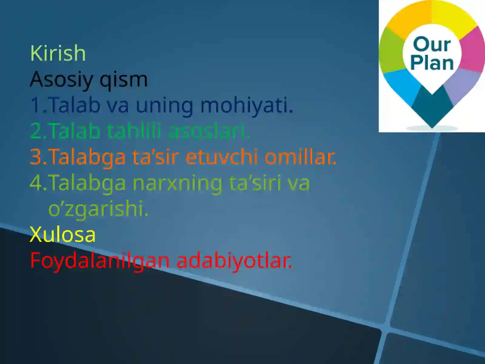 Talab tahlili asoslari va ularga ta’sir etuvchi omillar 2