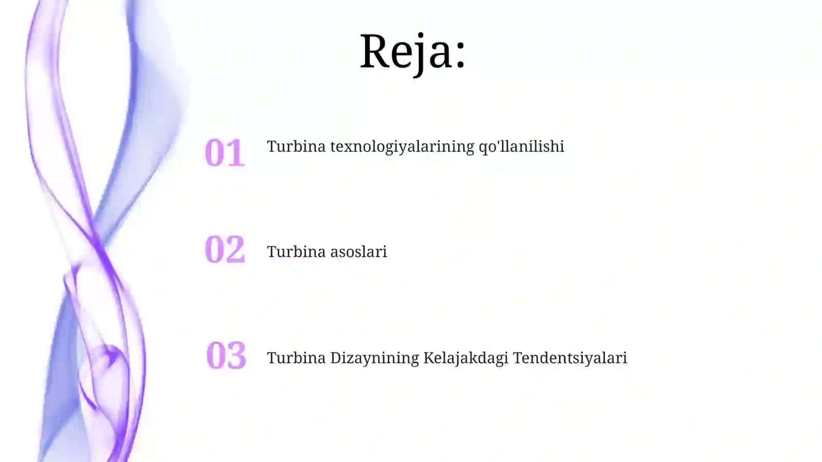 Turbinalarning termodinamikasi 2