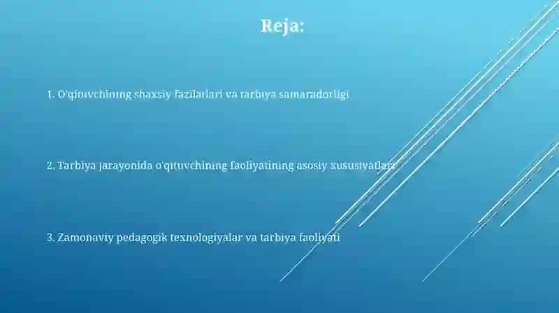 Tarbiya Jarayonida O‘qituvchi Faoliyatining Xususiyatlari 2