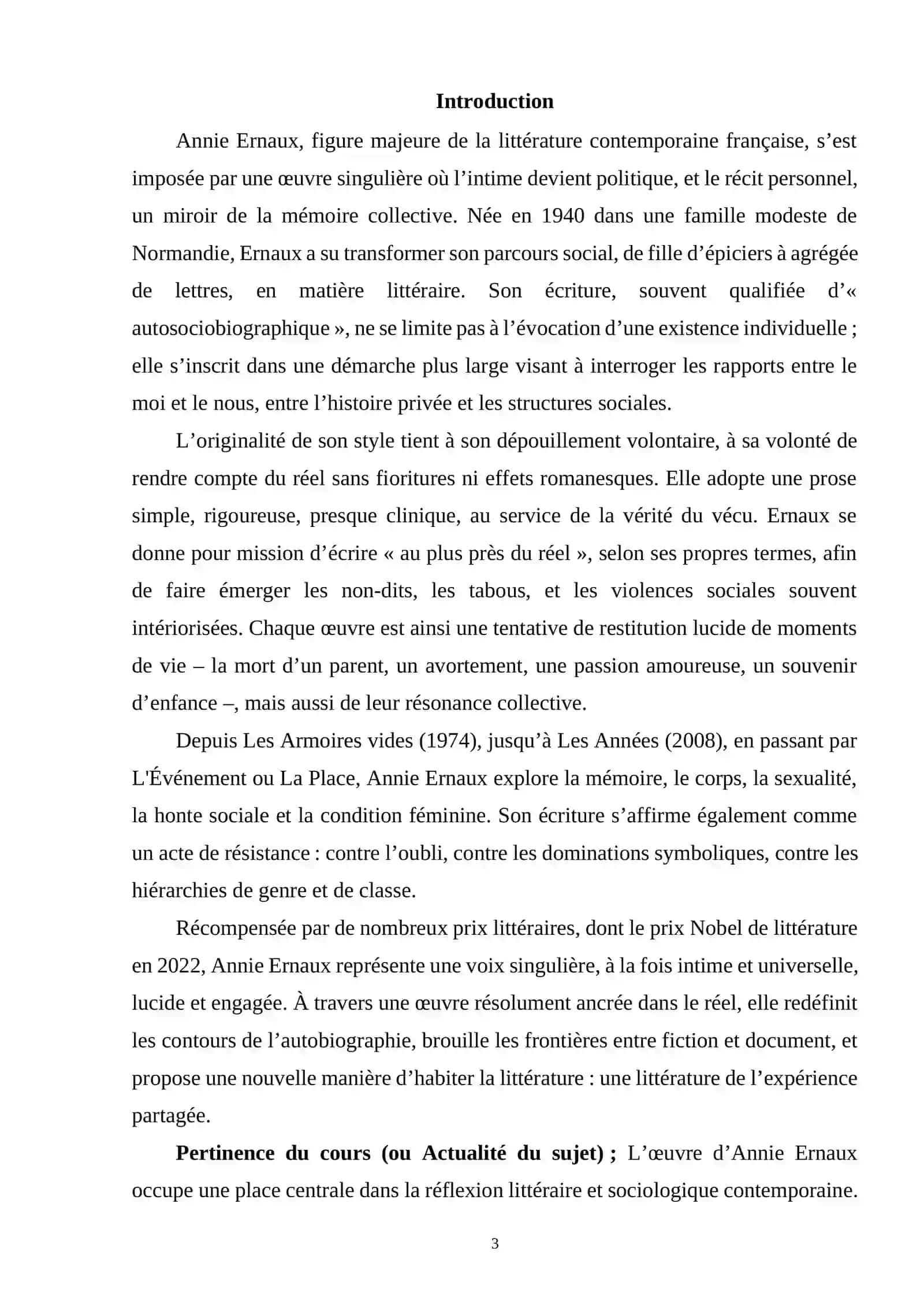 Annie Ernaux et ses oeuvres 2