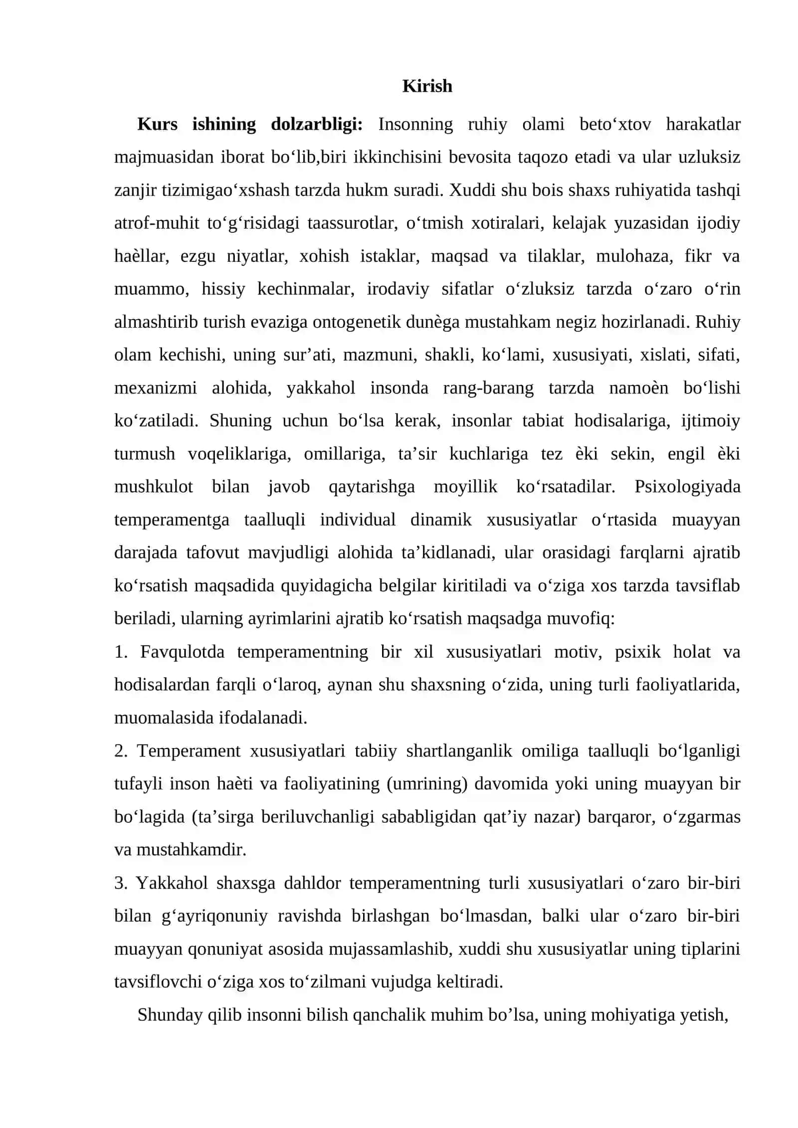 TEMPERAMENT TO’G’RISIDAGI NAZARIYALAR 2