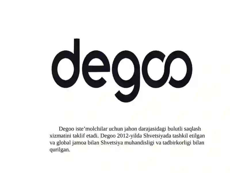 Degootexnologiyasi 2