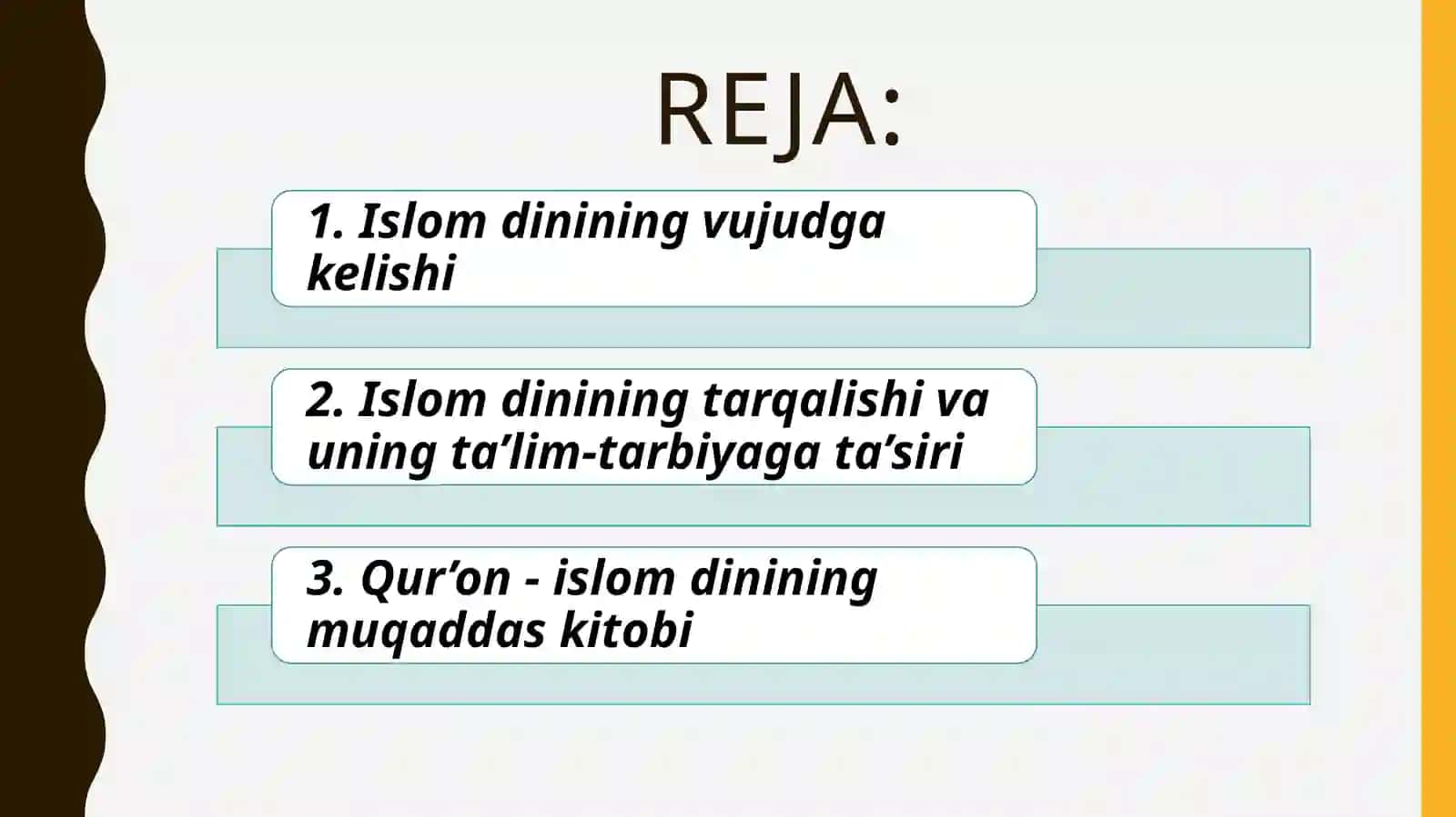 Islonming vujudga kelishi va tarqalishi 2