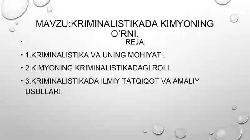 Kriminalistika 2