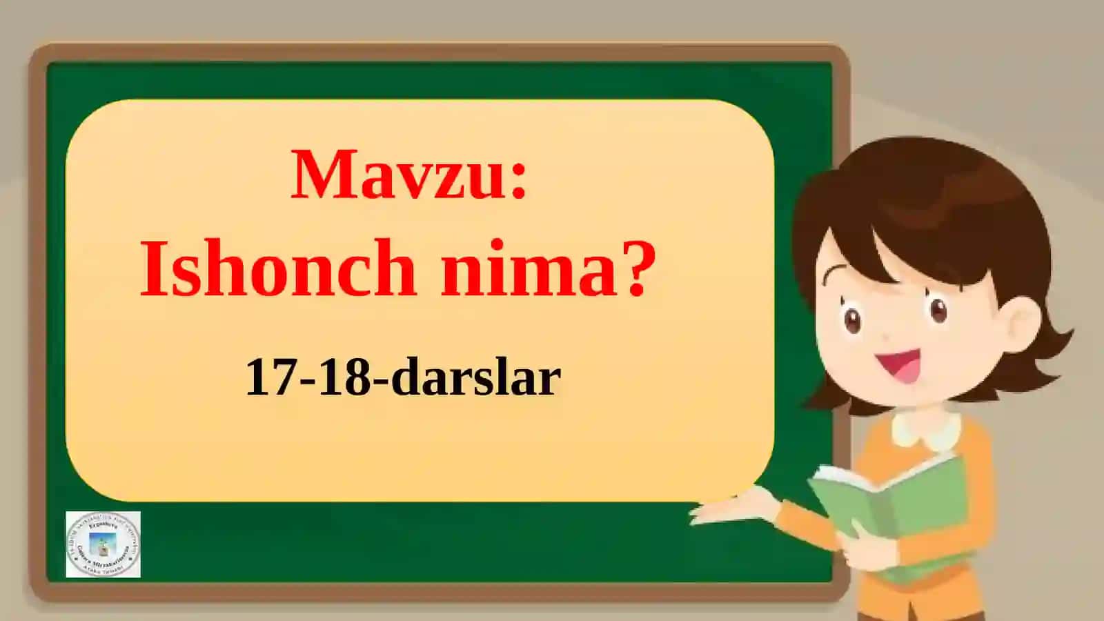 Ishonchnima? 2