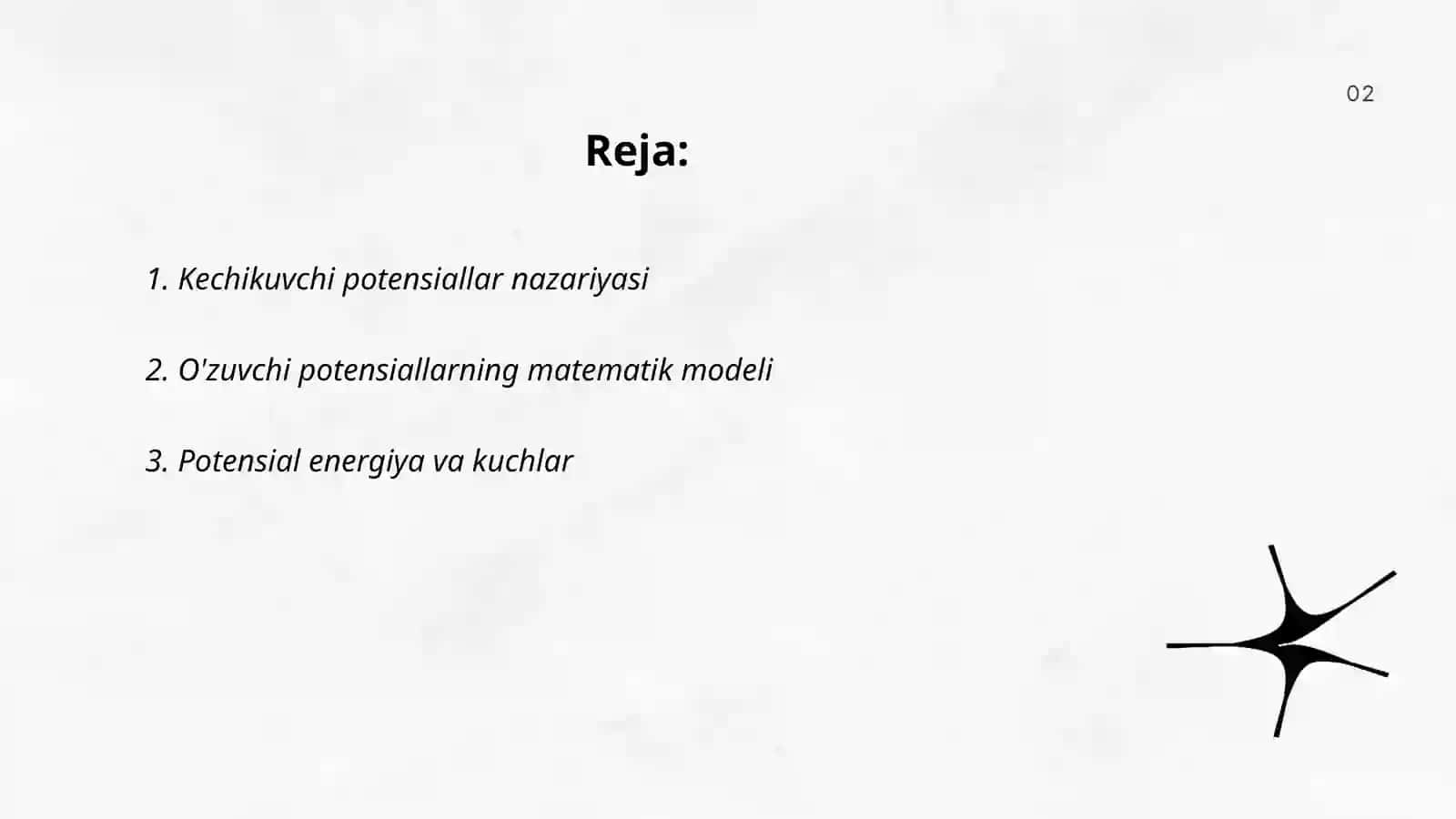 Kechikuvchi va o'zuvchi potensiallar 2