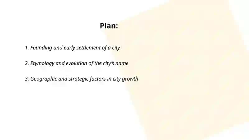 Popular cities. The history of a city. 2