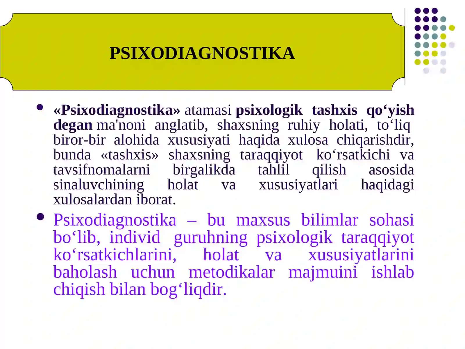 Psixodiagnostika 2