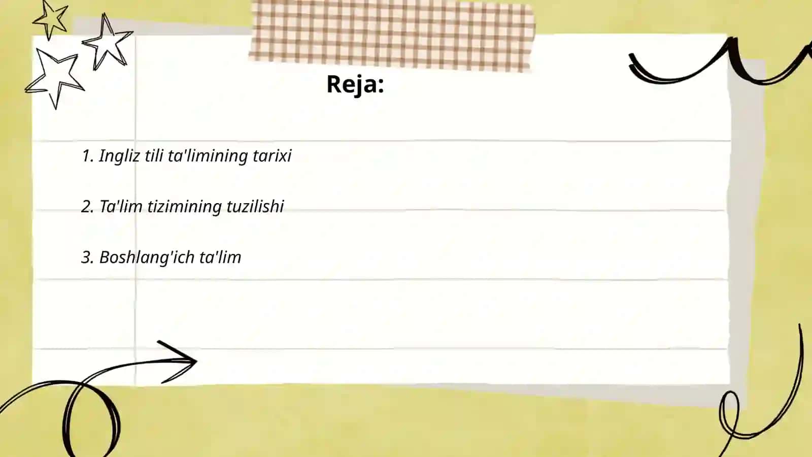 Ingliz tili ta'limining tarixi 2