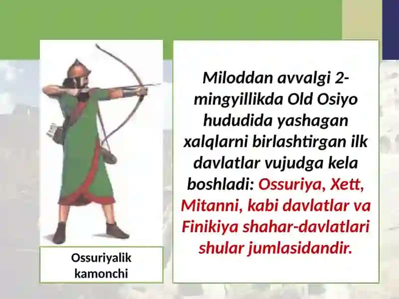 Old Osiyodavlatlari va ularning qo'shnilari 2