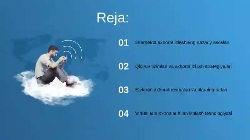Internetda axborotlarni izlashda e-ressurslar va virtual kutubxonalar bilan ishlash 2