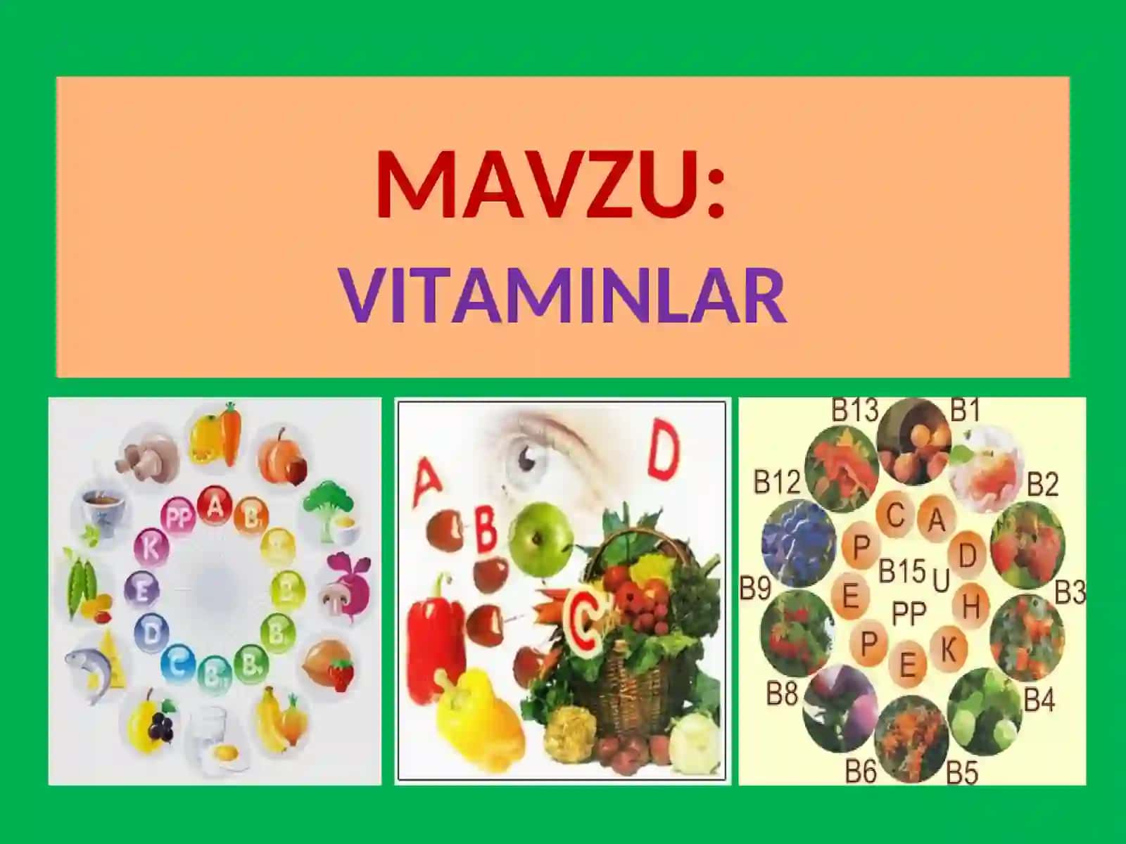 Vitaminlar 2