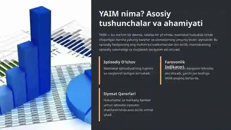 Yalpi Ichki Mahsulot (YAIM): Statistik Tahlil 2