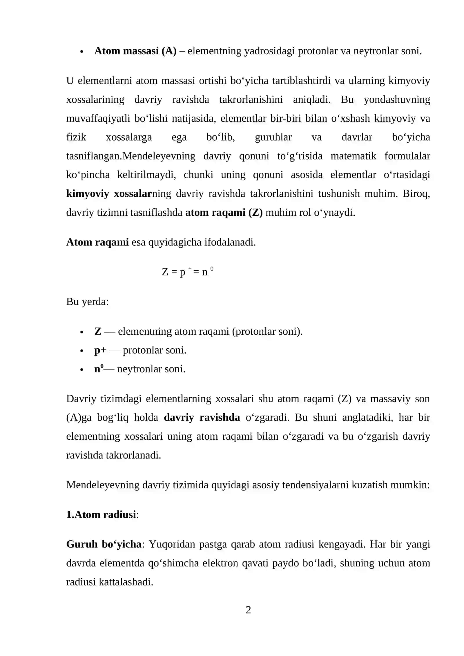Elementlarning davriy sistemasi 2
