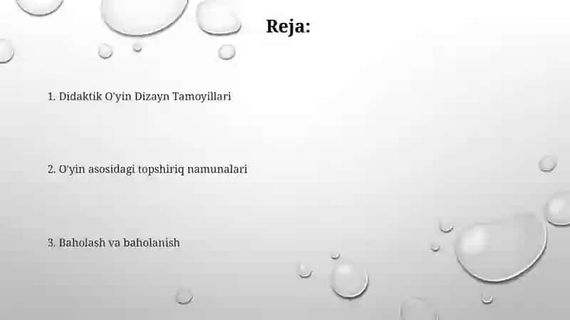 Didaktik O'yin Dizayn Tamoyillari 2