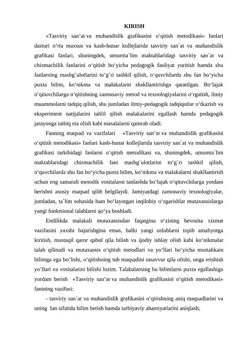 O’QUVCHILARGA KESM VA UNING TURLARI ORGATISH METODIKASI 2