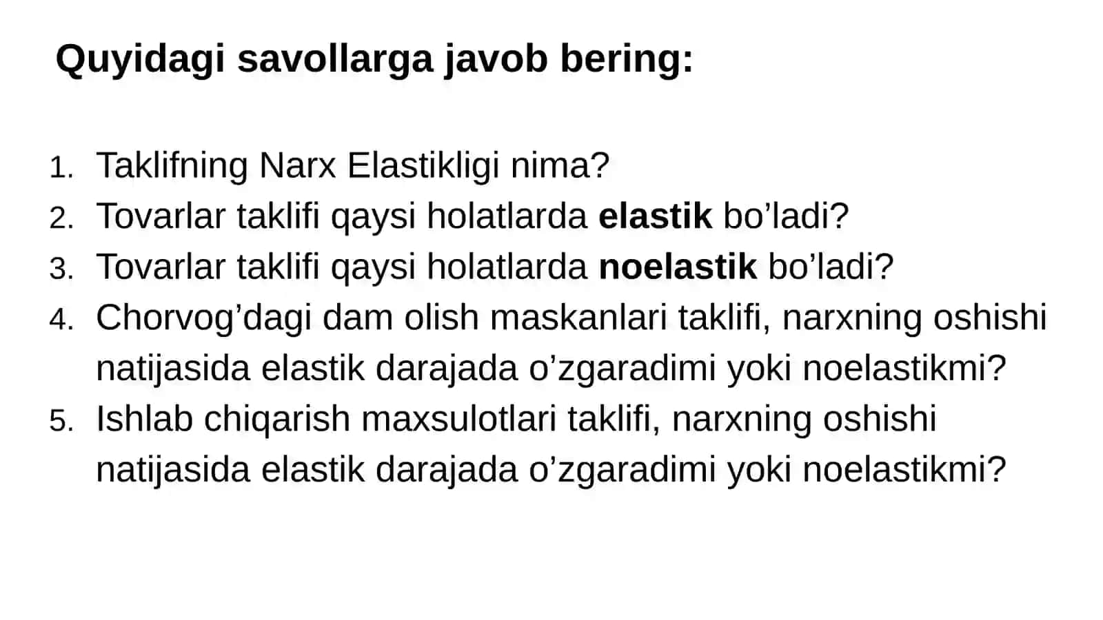 Amaliyot2–Elastiklik va uning qo’llanilishi 2