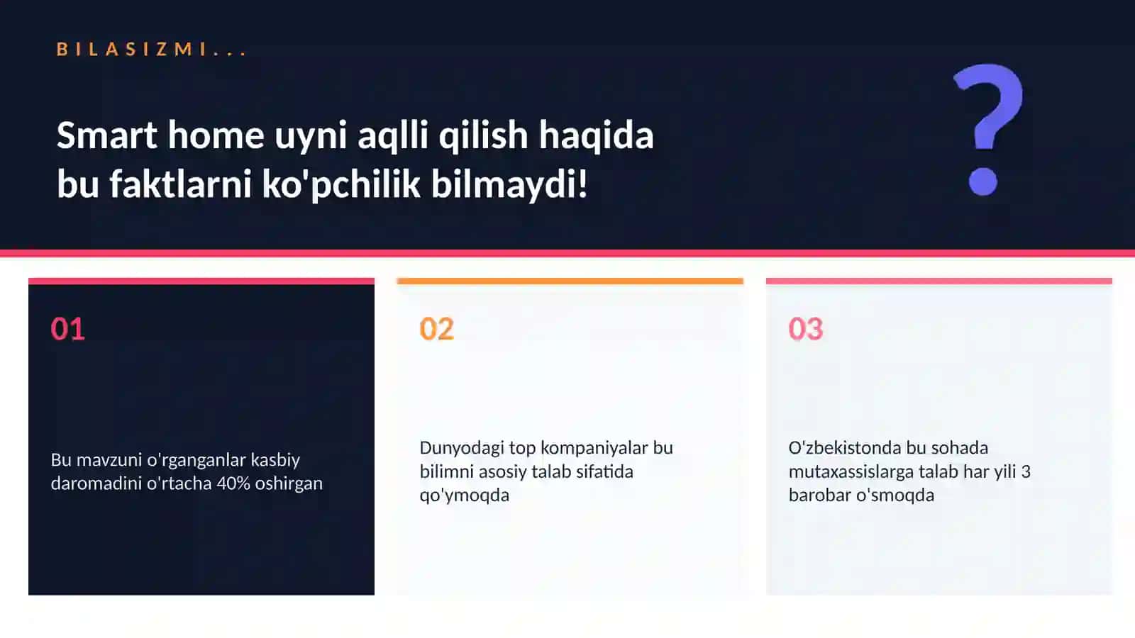 Smart home uyni aqlli qilish 2