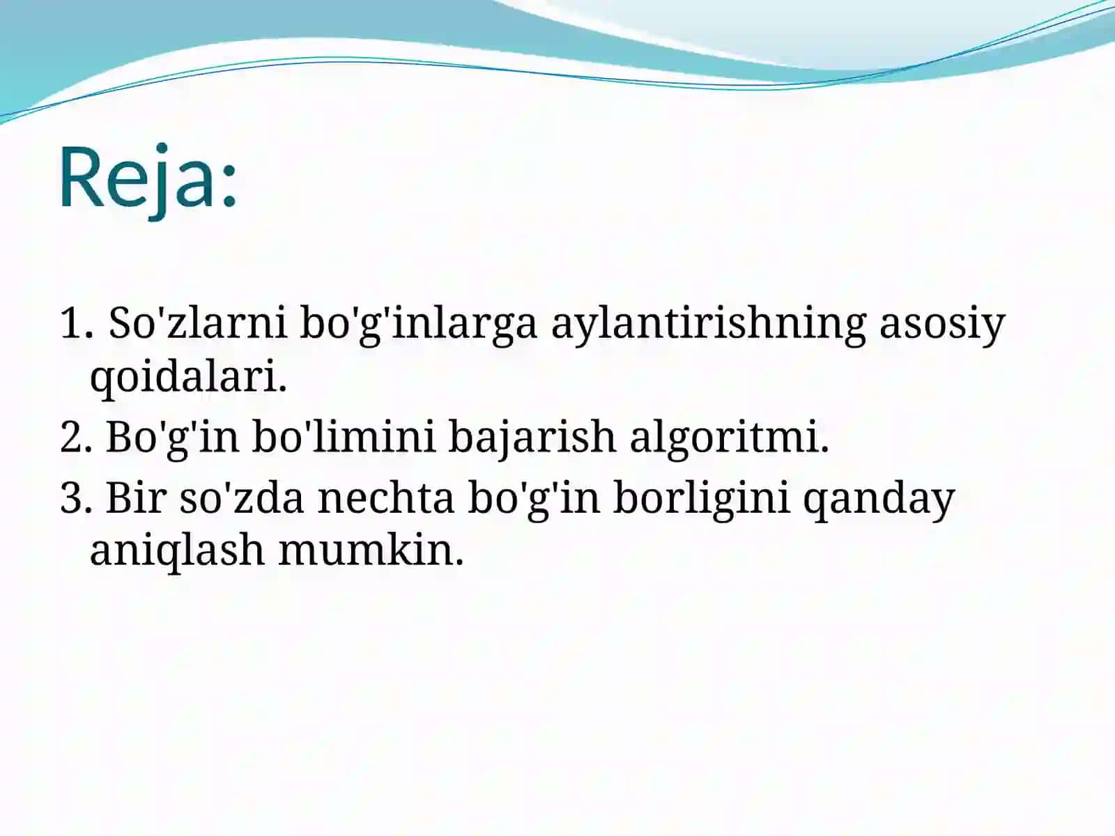 SAVOD O‘RGATISH DAVRIDA BO’G’IN USTIDA ISHLASH 2