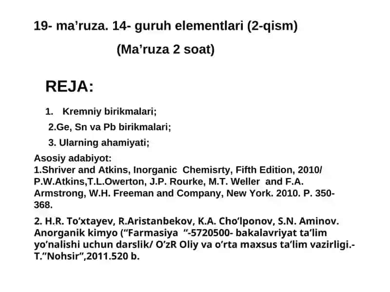 14 guruh elementlari 2