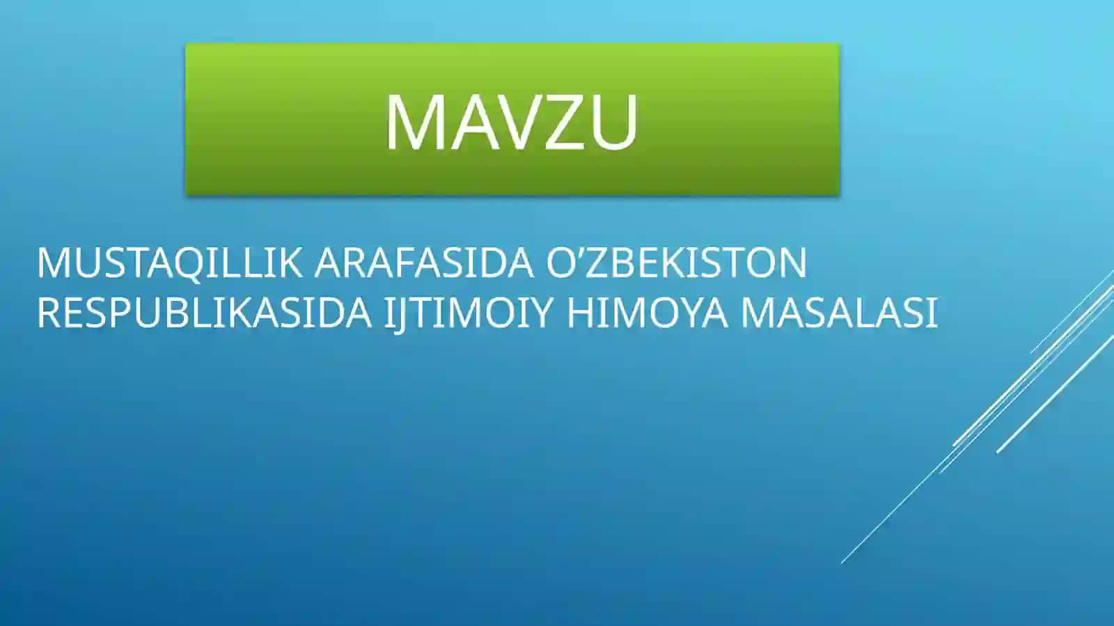 O'zbekistonning eng yangi tarixi 2