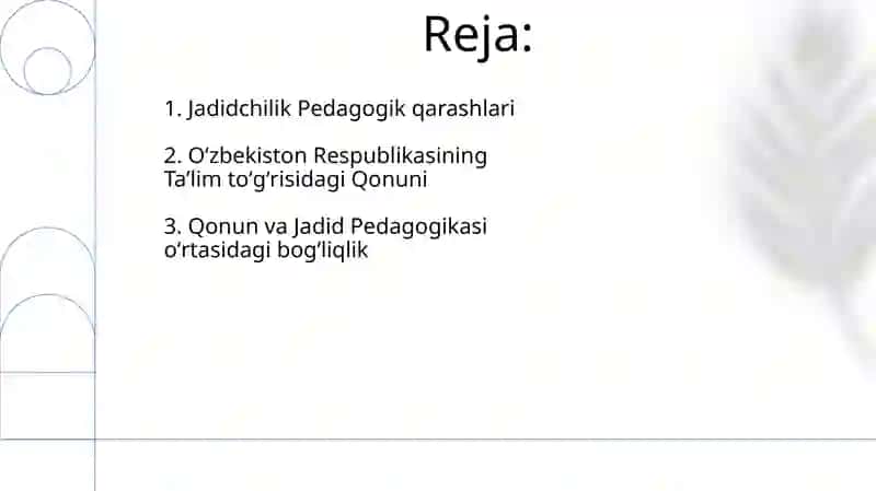 Jadidchilik Pedagogik qarashlari 2