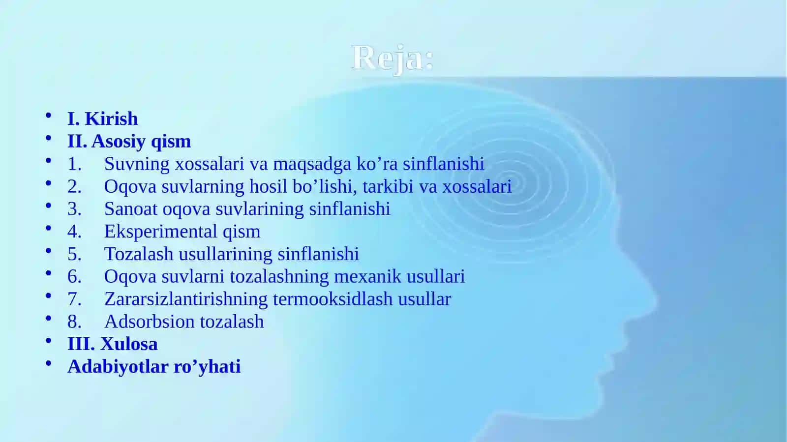 Shahar oqava suvlarini tozalash 2