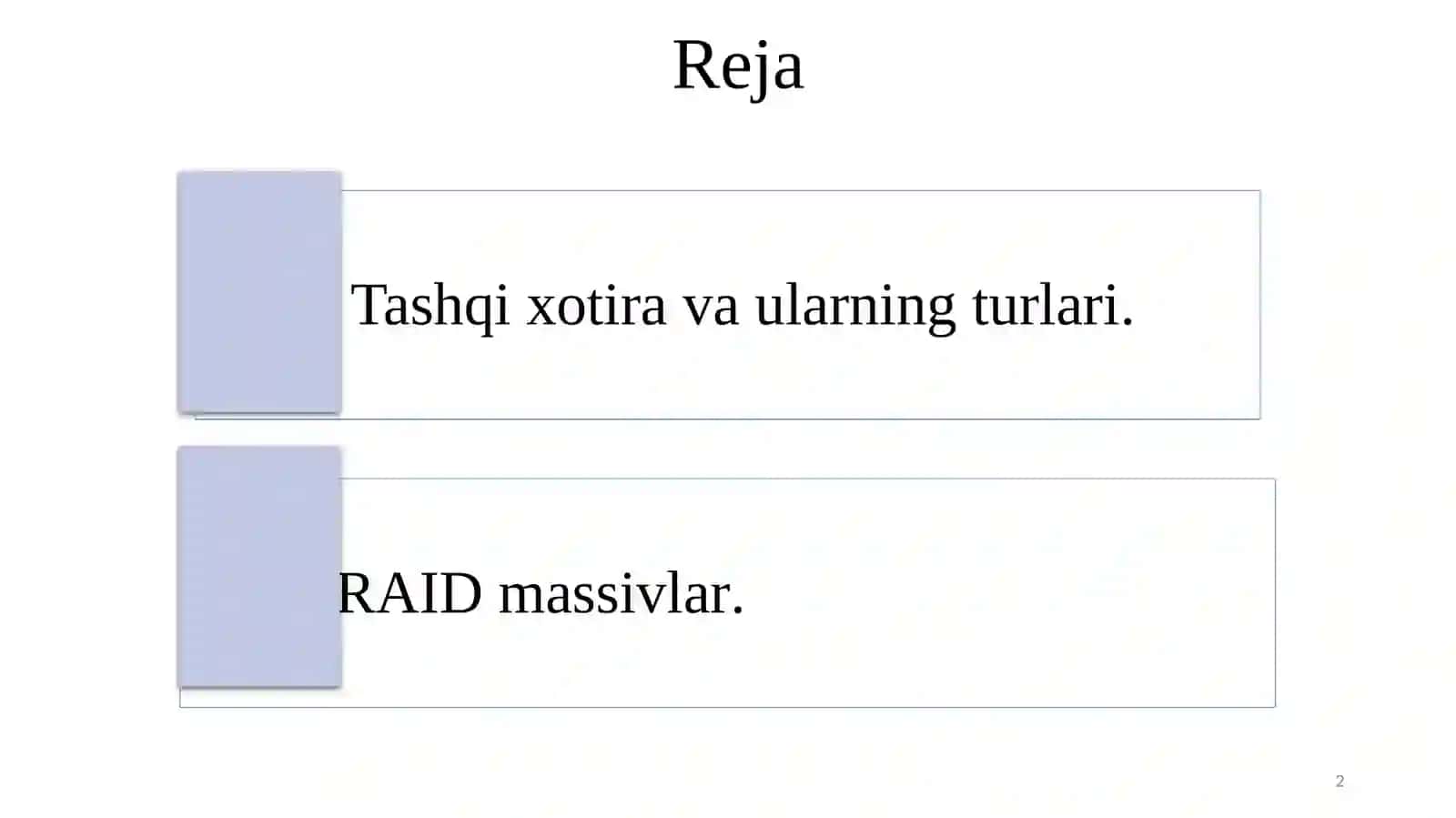Tashqi xotira va ularning turlari 2