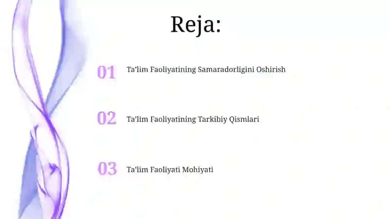 Ta'lim Faoliyatining Samaradorligini Oshirish 2