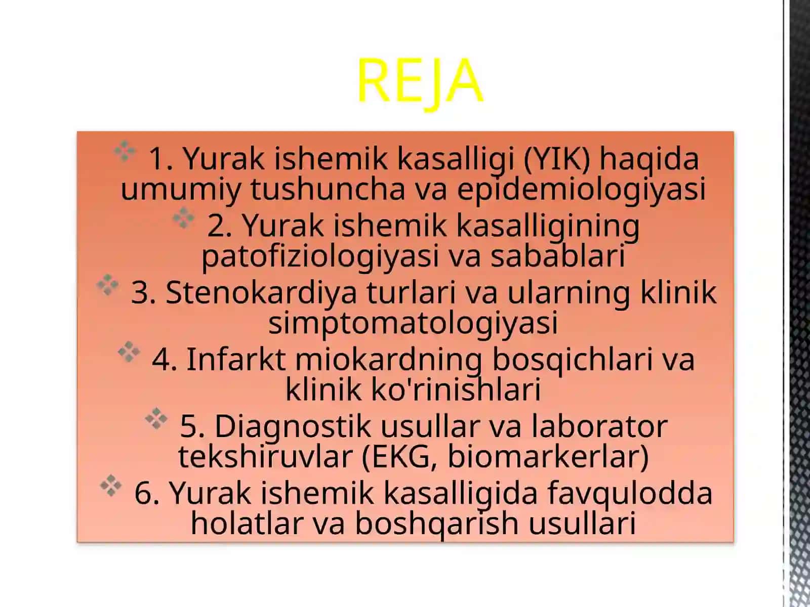 Yurak ishemik kasalligi va infarktmiokard 2