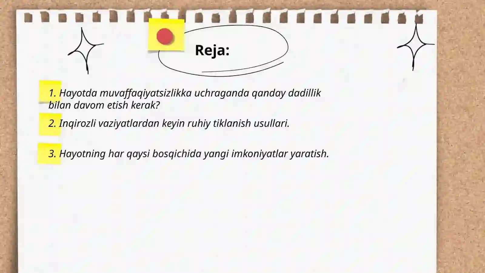 Hayot yutqazgan joyingdan boshlanar 2