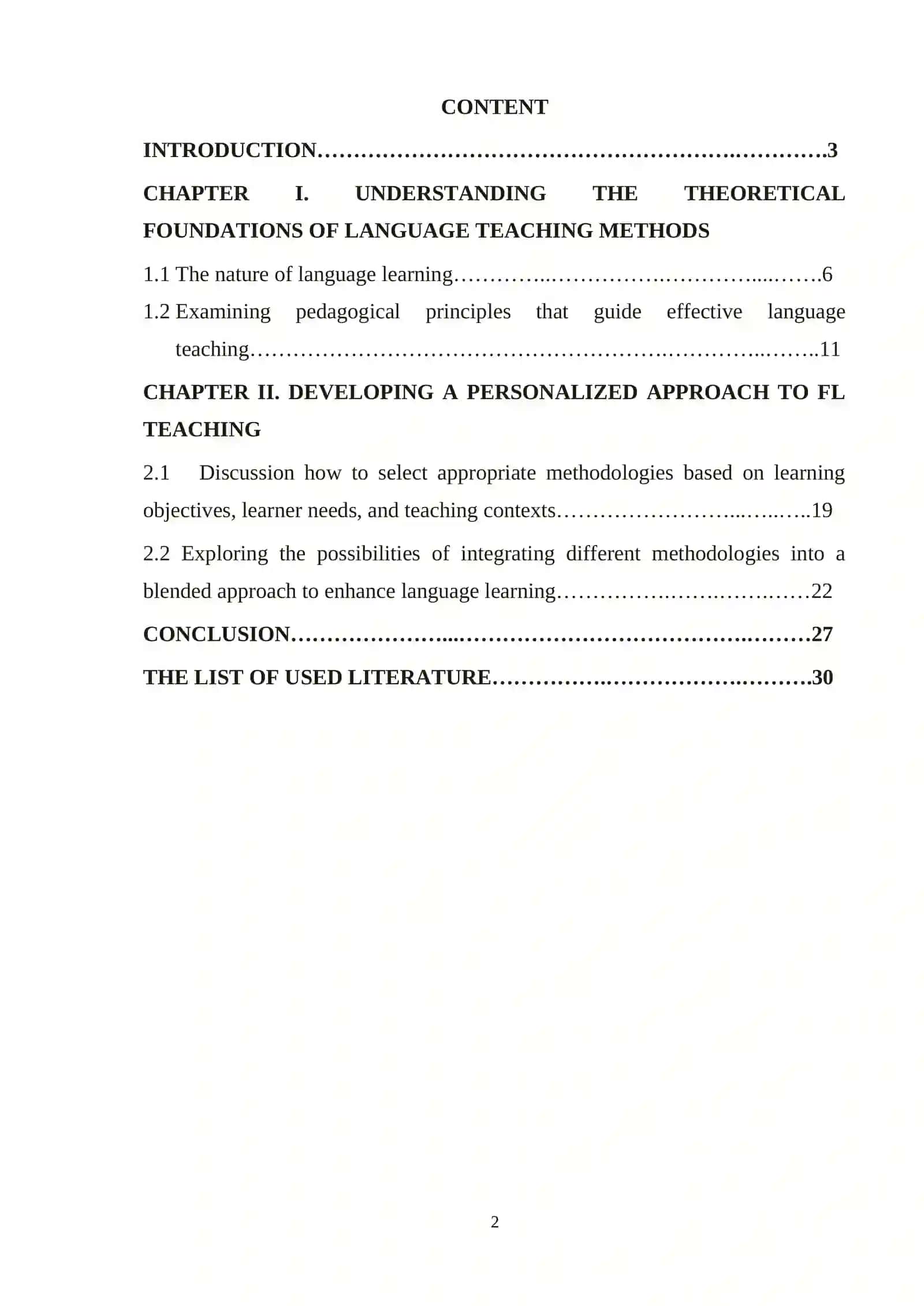 METHODS AND PRINCIPLES TEACHING 2