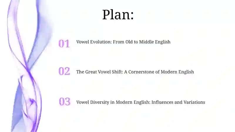 Vowels change in different stages of the language: Old, Middle, and Modern English 2
