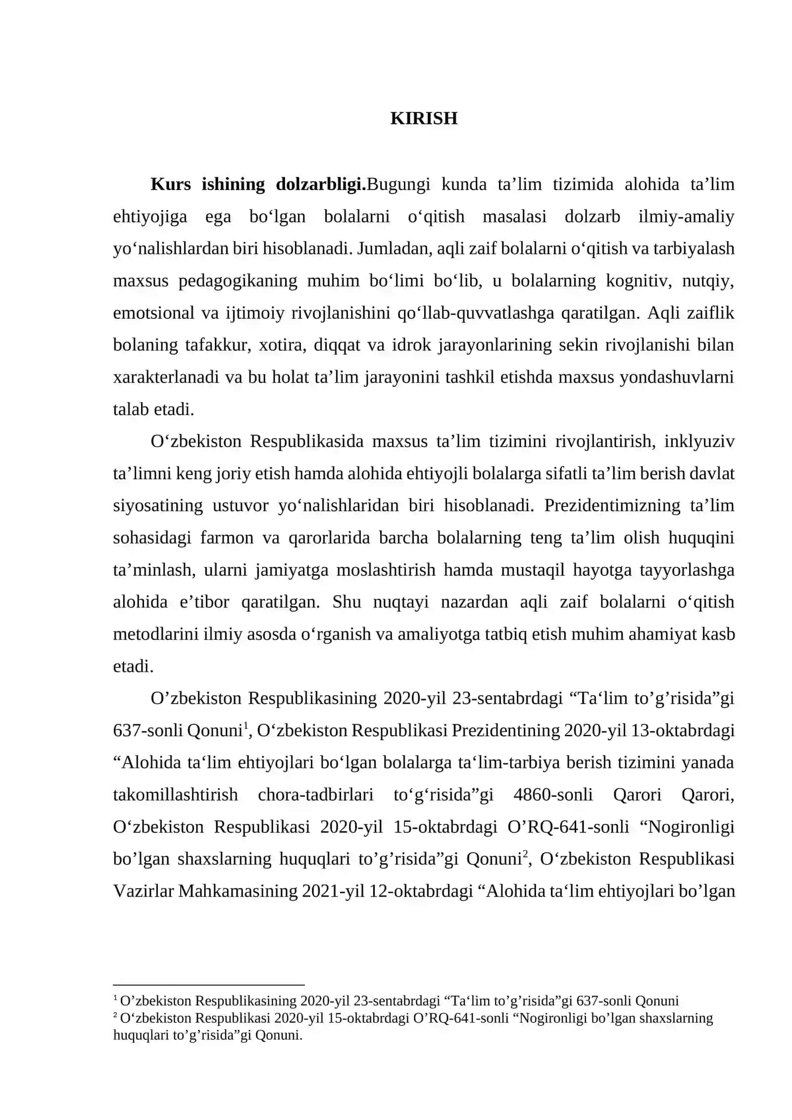 Aqli zaif bolalarni o‘qitish metodlari 2