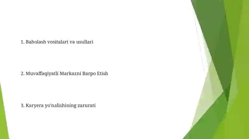 Kasb hunarga yoʻnaltiruvchi tashxis markazi 2