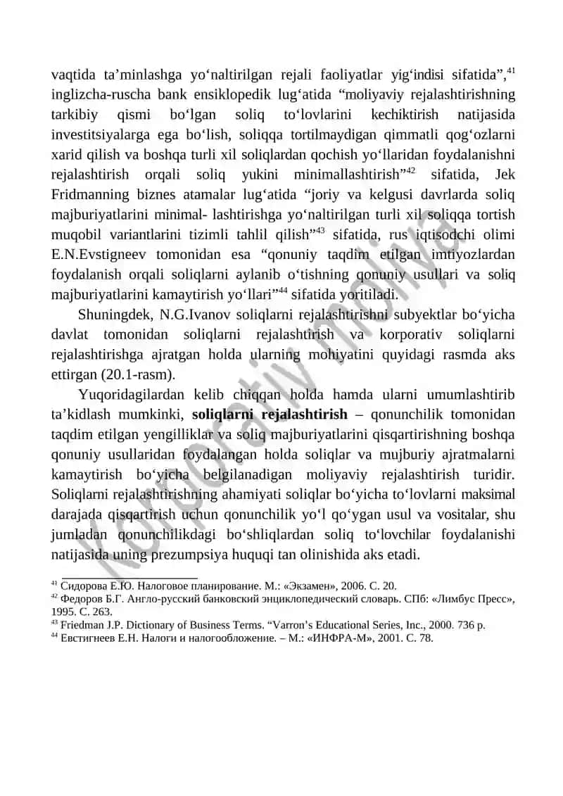 KORXONALARDA SOLIQLARNI REJALASHTIRISH 2