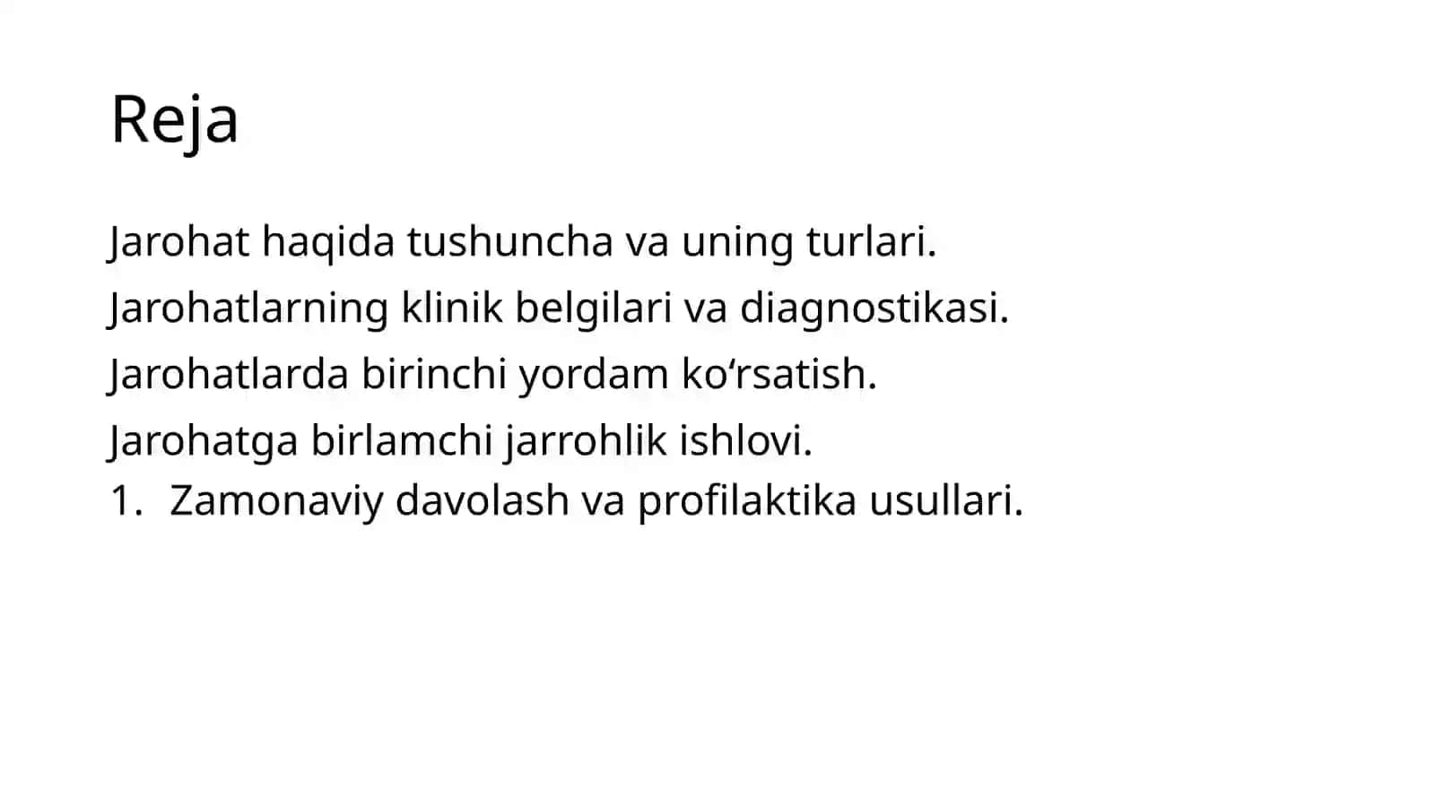 Jarohatlar 2