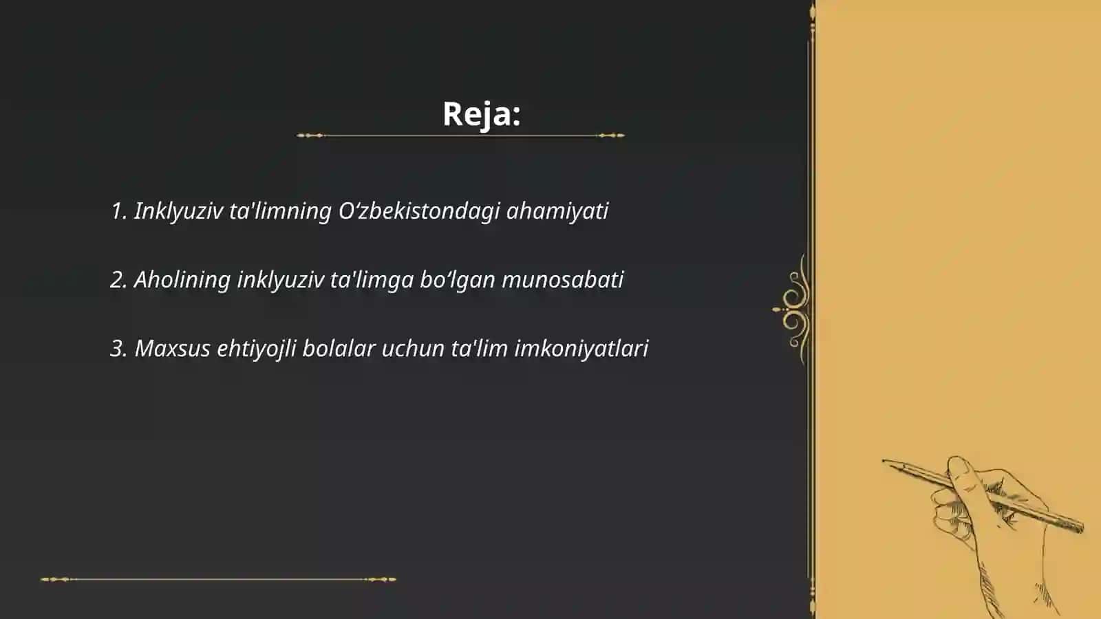 Inklyuziv ta'lim O‘zbekistonda 2