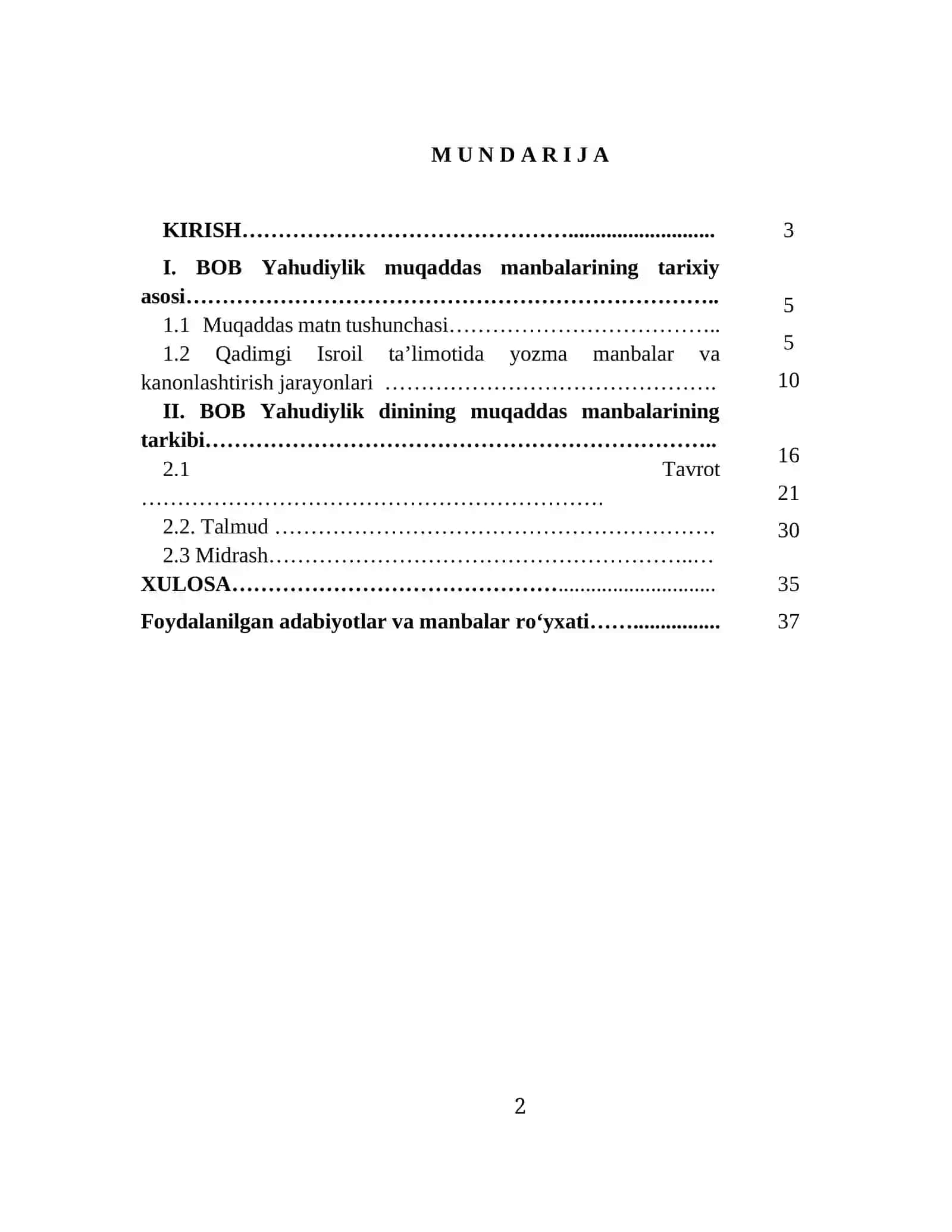 Yahudiylik dinining muqaddas manbalari 2