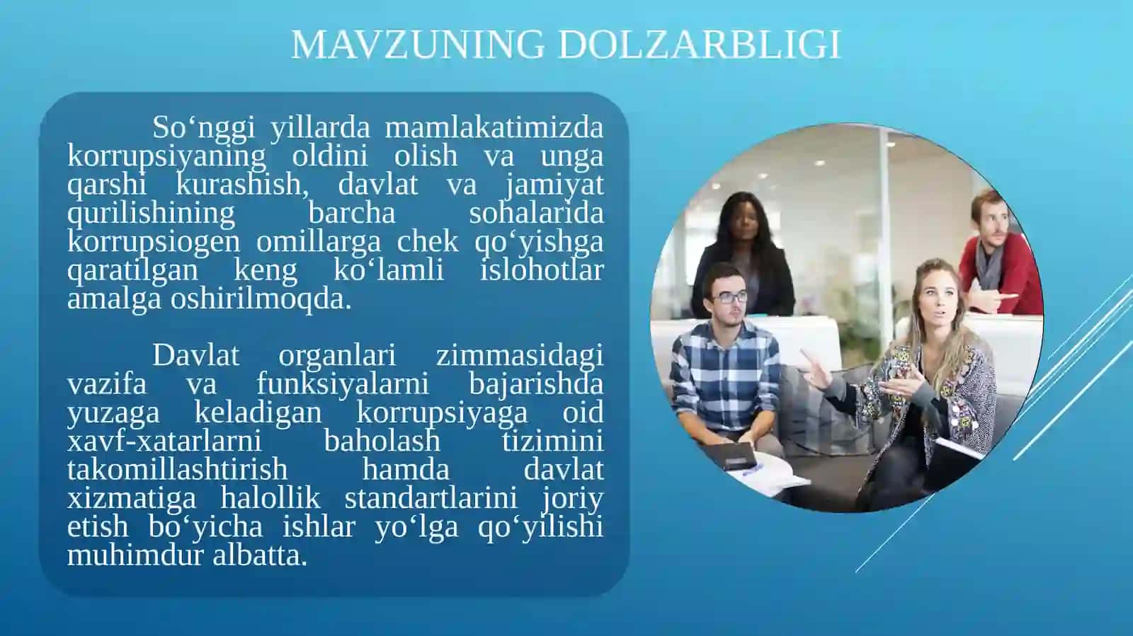 MAKTAB BOSHQARUVIDA KORRUPSION XAVF-XATARLARNI ANIQLASH 2